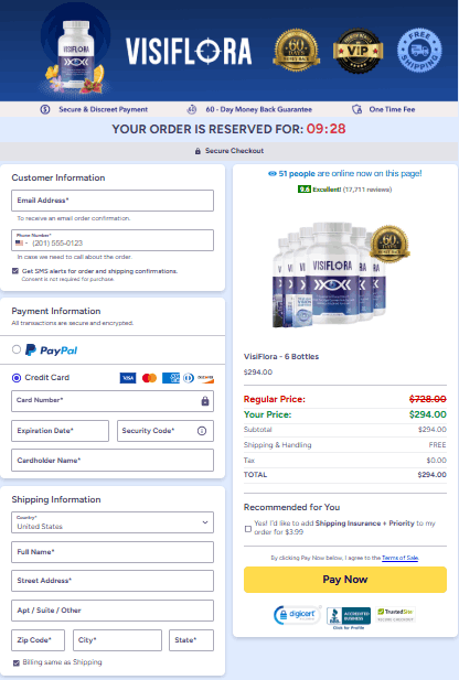 Secure Order Form